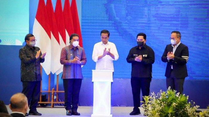 Jokowi Resmikan IIFC Erick Thohir Ekonomi Syariah Harus Dibangun