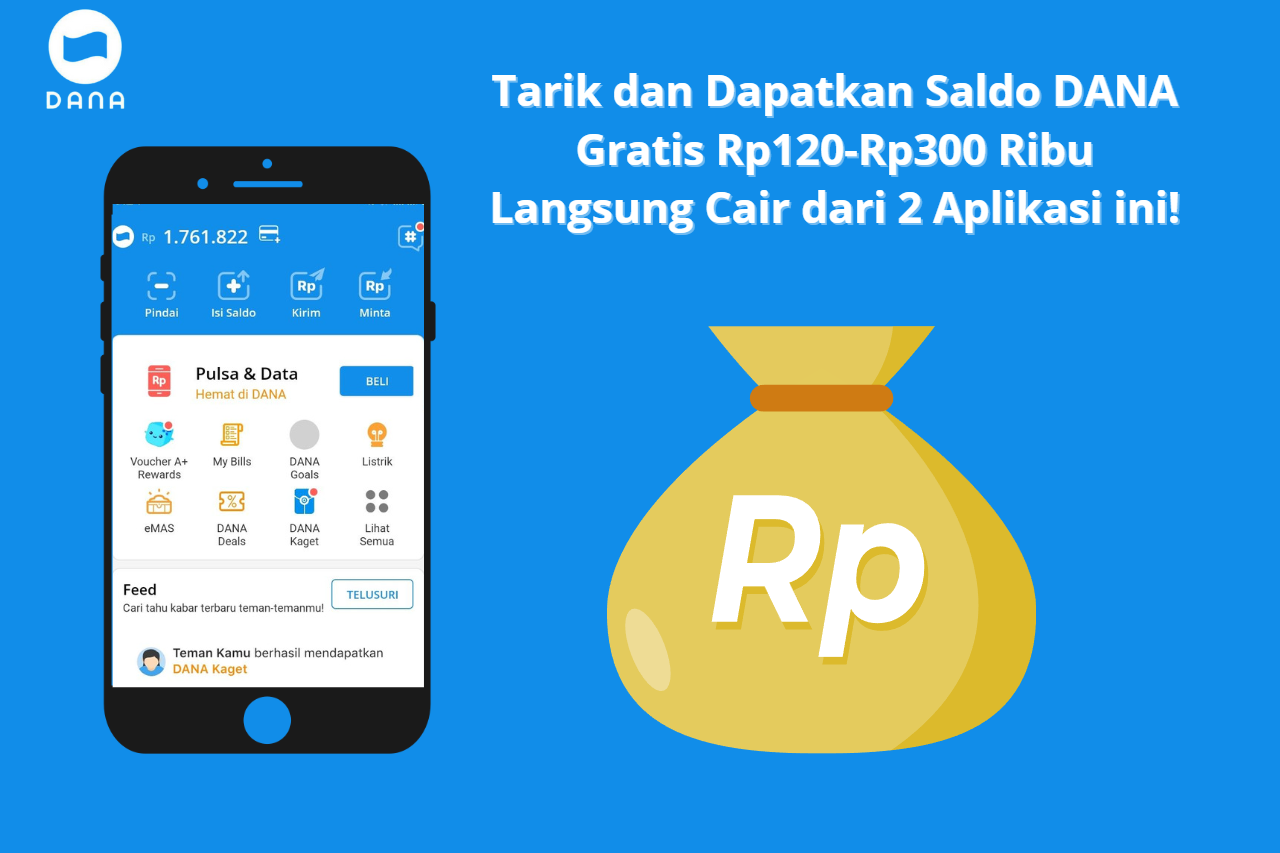 Dapatkan Saldo DANA Gratis Cuma Modal Aplikasi