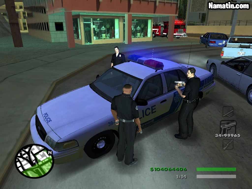 Polisi Jadi Temanmu di GTA San Andreas Begini Caranya