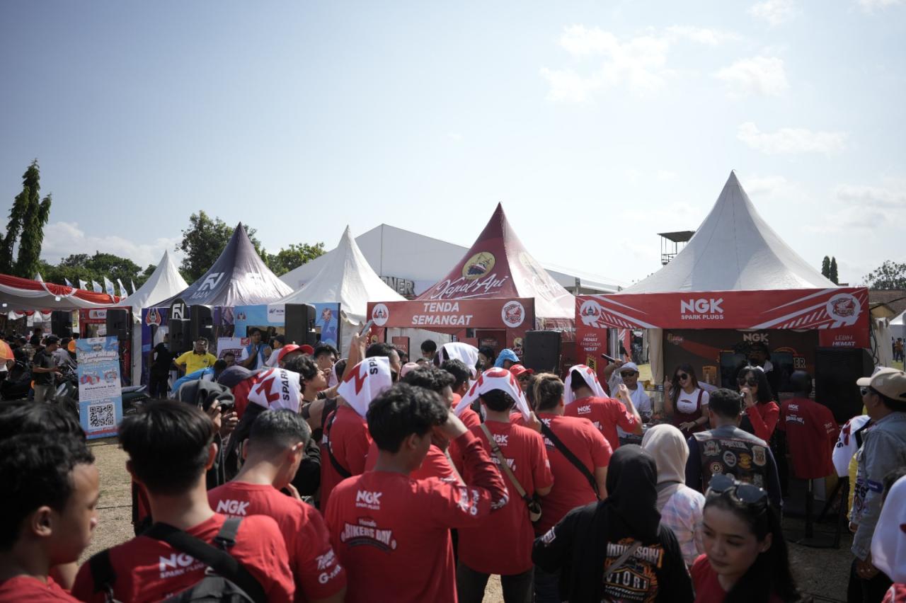 NGK Busi Ramaikan Honda Bikers Day 2024