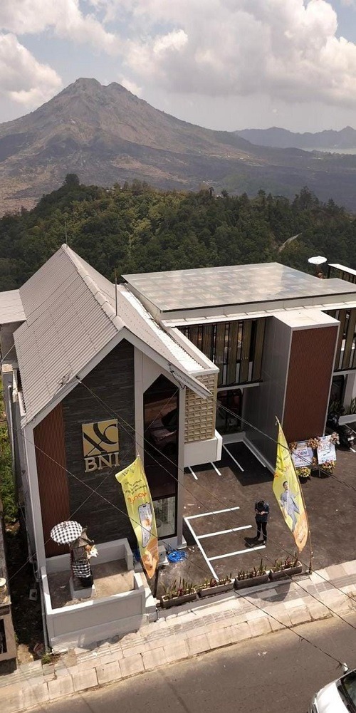 BNI Hadirkan Cafe Digital di Gunung Batur Transaksi Sambil Nikmati Pemandangan