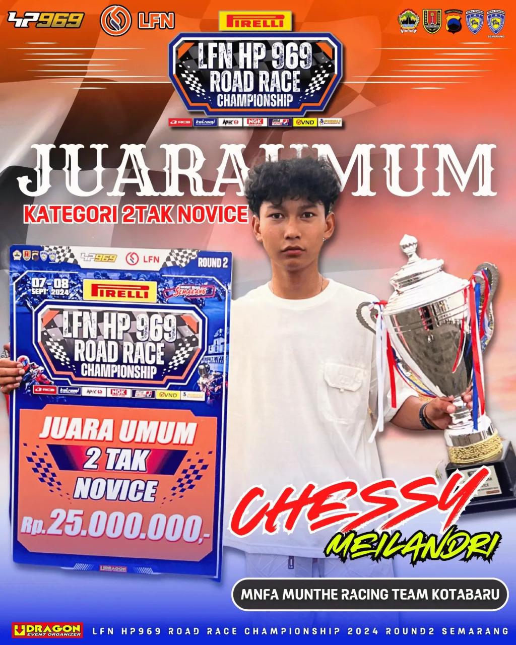 Gilang Akbar Gabung MNFA Munthe Siap Rebut Juara di Final LFN