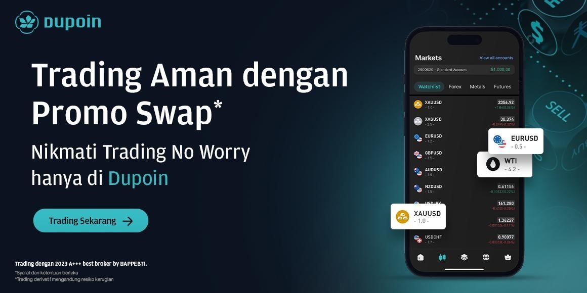 Dupoin Tawarkan Program Swap Promo Bebas Biaya Swap Selama 7 Hari