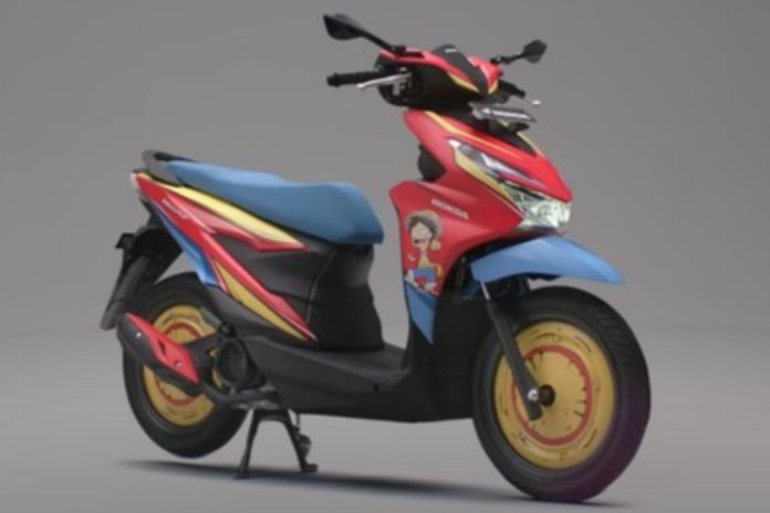 Honda Beat One Piece Kolaborasi Gila