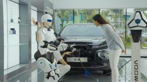 Robot Canggih Lawan Tesla?
