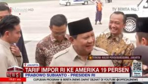 Tarif Impor AS Turun Prabowo Janji Lobi Trump Lagi