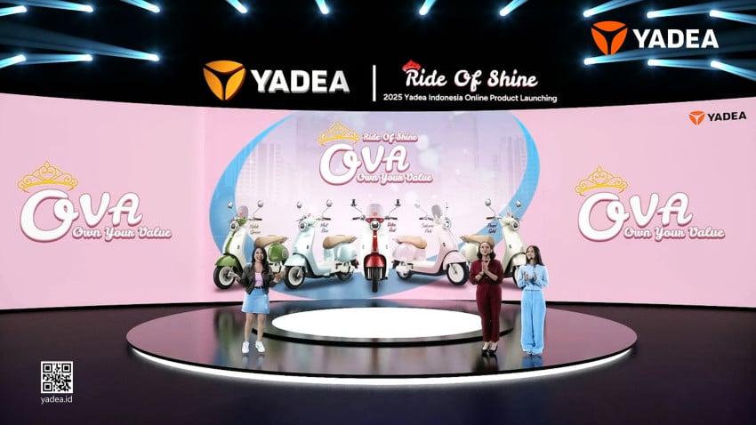 Yadea OVA Bikin Heboh! Launching Online Tembus Jutaan Penonton