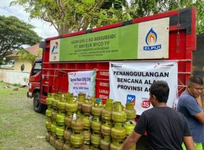 Aceh Kebanjiran Pertamina Sigap Pasok LPG