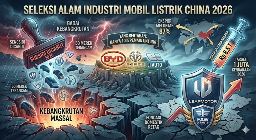 Badai Bangkrut EV China
