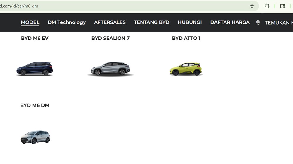 BYD M6 DM Menggebrak