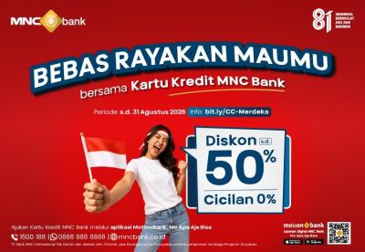 Diskon Merdeka MNC Bank Menggila