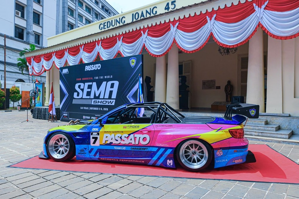 BMW Passato Kibarkan Merah Putih di Las Vegas