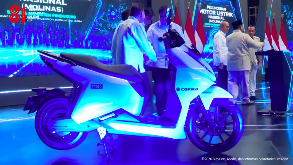 Cakra NX1 Guncang Pasar