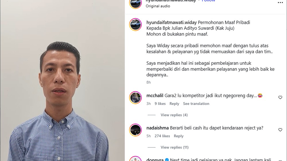Supervisor Hyundai Akui Kesalahan