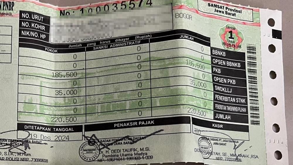 Pajak Kendaraan Kini Semudah Ini