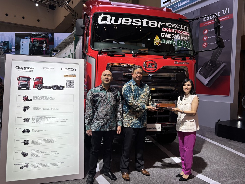 UD Trucks Bikin Kejutan Siap Minum B50