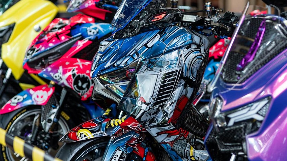 Gaya Modifikasi Motor MAXi Yamaha Makin Gila