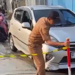 Aksi Nekat ASN Terobos Jalan Cor Basah
