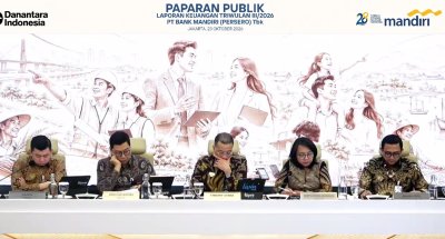 Laba Bank Mandiri Melonjak Drastis
